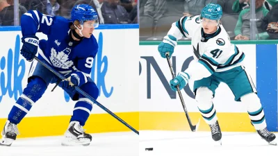 Top two picks of the 2026 NHL Draft face off Monday night as Gavin McKenna meets Ivar Stenberg in Sharks Vs Maple Leafs