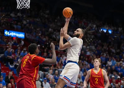 Christian Reeves’ 12-minute double-double gives Kansas another big-man option — Tre White
