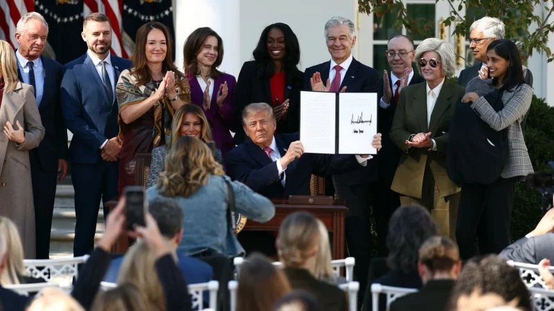 Donald Trump Signs Trump Women's Health Executive Order Creating NIH Division