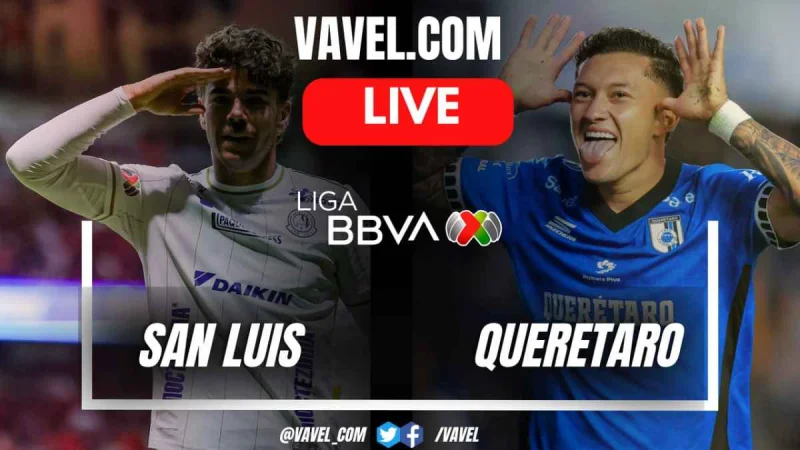 Atlético San Luis beat Querétaro 2-1 on Matchday 13 — Atlético San Luis Vs Querétaro Fc Standings take shape after a late battle