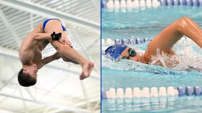 Billikens sweep Rockhurst with 164-54 and 150-73 wins