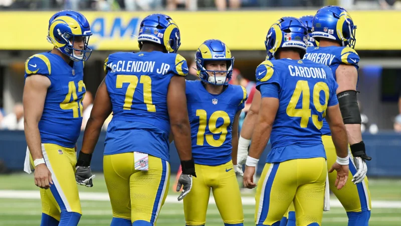 Blake Grupe torn ACL leaves The Rams scrambling again — Brandon Mcmanus among the next-day kicker options