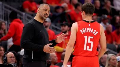 Reed Sheppard's 44.0% preseason 3-point shooting collides with Rockets guard depth