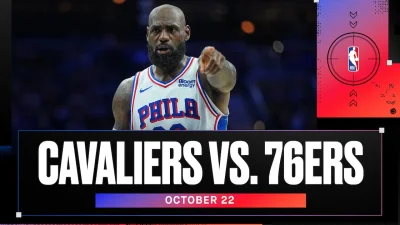 LeBron James and Jaylen Brown headline a tasty Thursday night test as 76ers Vs Cavaliers opens Cleveland's 2026-27 campaign