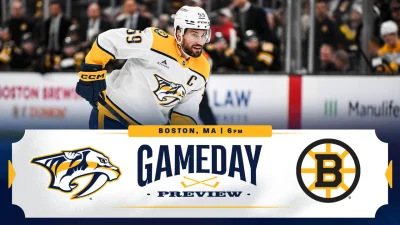 Predators open two-game trip at Boston on October 22 — Predators Vs Bruins preview