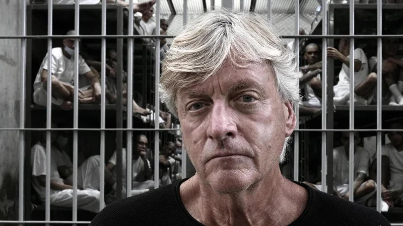 Richard Madeley enters Cecot Prison inside El Salvador