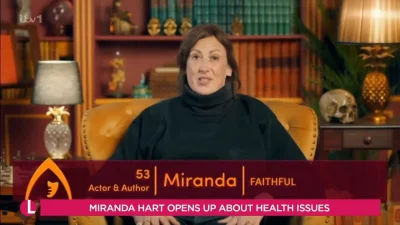 Miranda Hart Illness fears a gentle walk again after ME diagnosis