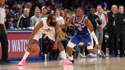Tyrese Maxey Refutes Stephen A. Smith After Heated Moment With James Harden — and the 76ers guard is not having the rumor mill define his night