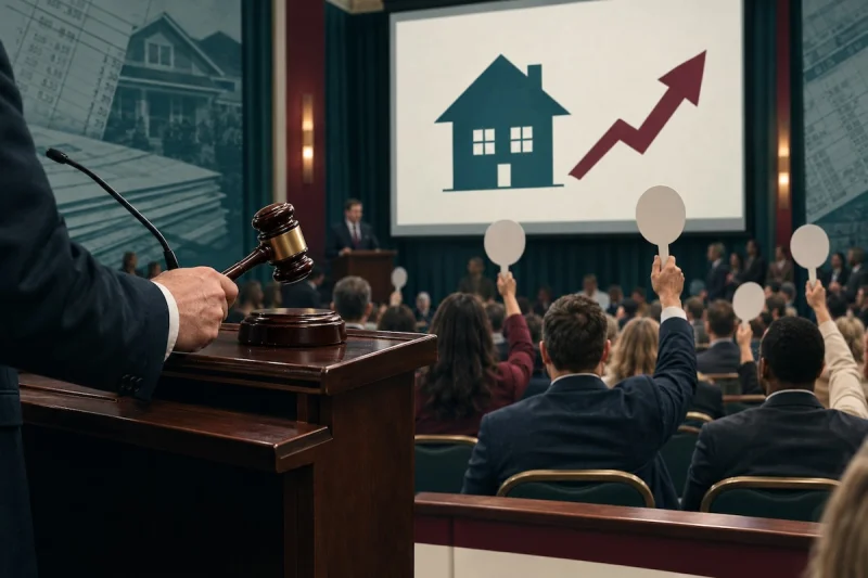 Completed Foreclosure Auctions Jump 25% to Q3 2026 Peak