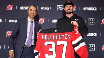 Connor Hellebuyck traded to the New Jersey Devils after requesting a move
