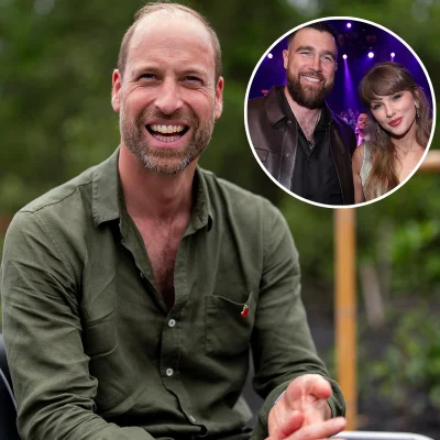 Prince William Tries to Move Travis Kelce Out of Swift Photo