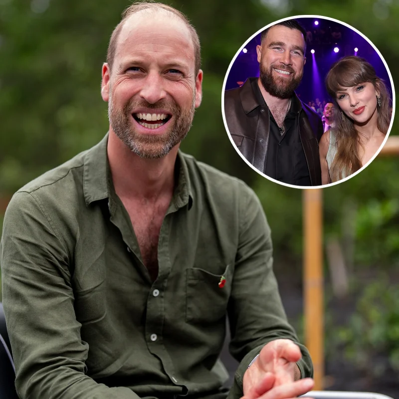 Prince William Tries to Move Travis Kelce Out of Swift Photo