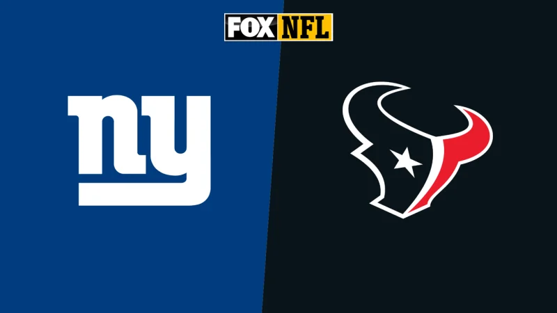 Texans Game Today: Houston host Giants on October 25 at Reliant Stadium