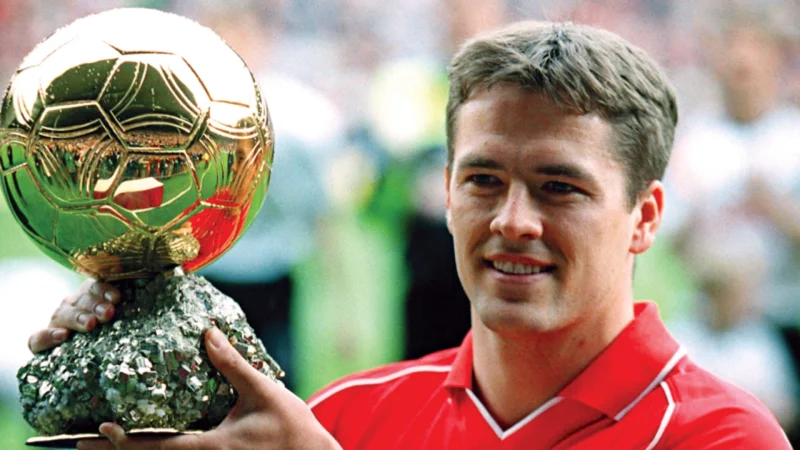 Michael Owen won the Ballon d'Or in 2001 — the story of English Ballon D'or Winners