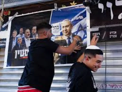 Gadi Eisenkot tightens race with Benjamin Netanyahu ahead of vote