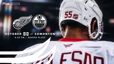 Michal Postava Gets First NHL Start as Red Wings Face Oilers — Red Wings Vs Oilers Preview