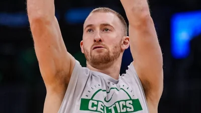 Sam Hauser’s 22 minutes off the bench underlines his place in the Celtics rotation