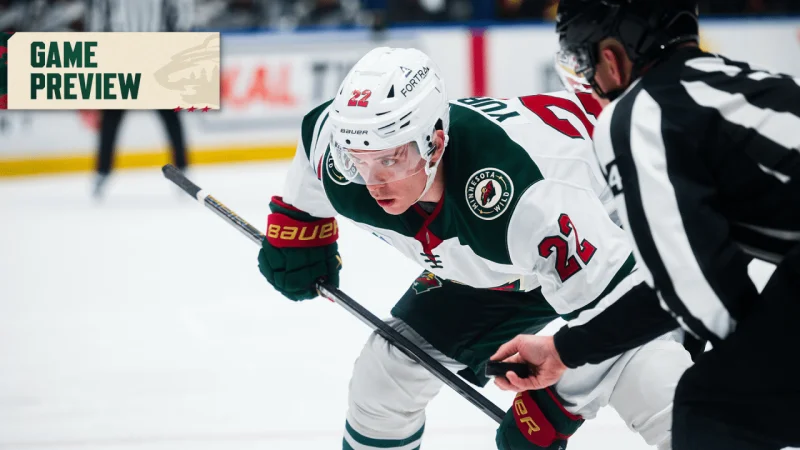 Wild Vs Mammoth: Minnesota seeks third straight win and season-high streak in Salt Lake City