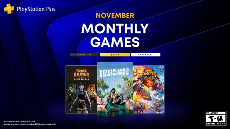 Sony Interactive Entertainment Adds Three Playstation Plus November Games List Titles