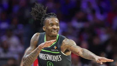 Bones Hyland scores 13 points as Timberwolves adjust to Anthony Edwards' absence