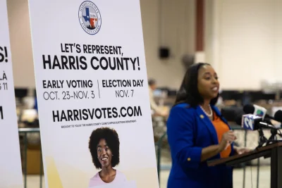 Texas AG Forces Harris County Get Out Ad Tag Changes