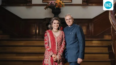 Omar Abdullah shares wedding photos with Nidhi Razdan