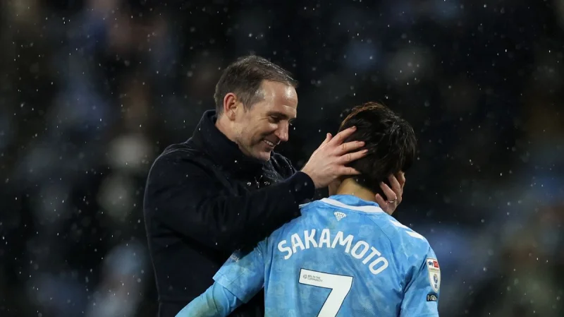 Frank Lampard says Tatsuhiro Sakamoto has stepped up well after back-to-back starts for Coventry City