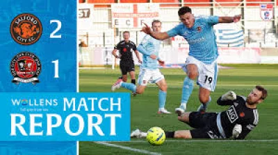Will Aimson's late winner lifts Salford City past Exeter City — Salford City Vs Exeter City Standings stay in sharp focus