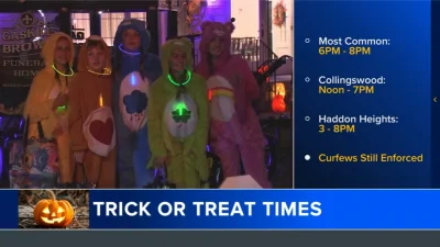 Some South Jersey towns shift Halloween hours — What Time Do People Go Trick Or Treating?