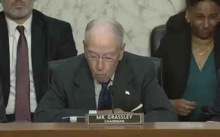 Senator Chuck Grassley Slams Trump Tariffs as “Stupid Policy,” Urges Immediate Action Amid Escalating Farm Crisis and Pushes for Trade Review Act of 2025
