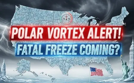 Massive Polar Vortex Set to Disrupt Winter 2025–2026: Sudden Stratospheric Warming Brings Extreme Cold to U.S., Canada, and Europe