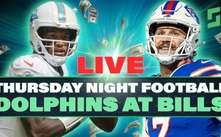 Bills vs. Dolphins Live Updates: Start Time, TV Channel, Odds, Prediction and Key Storylines for Thursday Night Football