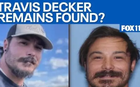 Travis Decker Update: Human Remains Discovered Near Site Where Daughters Were Killed, DNA Testing Underway