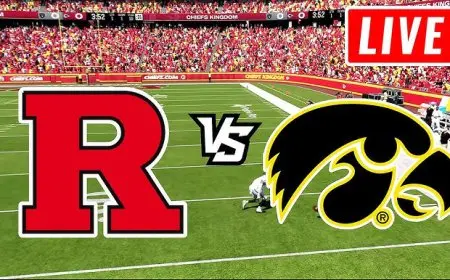 Iowa vs Rutgers Football 2025.. Live Score, Prediction, Odds, and Where to Watch the Hawkeyes vs Scarlet Knights Big Ten Showdown