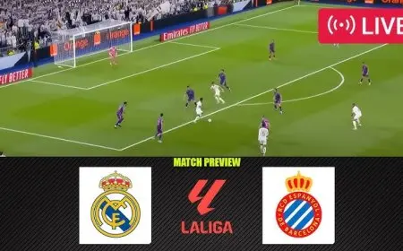 Where to Watch Real Madrid vs Espanyol Live: TV Channel, Streaming Platforms, Kick-off Time and Full Match Guide