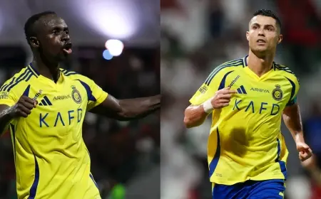 Al-Nassr vs Al-Riyadh Saudi Pro League 2024-25: Ronaldo, Mane and Felix Shine as Hosts Dominate Early at Al-Awwal Park