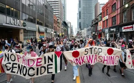 Thousands Take to the Streets: Toronto Protests Join Nationwide “Draw the Line” Demonstrations Across Canada