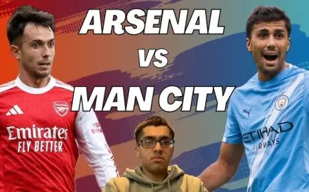 Arsenal vs Man City Clash: Date, Kick-Off Time, Channels, Commentary, and Where to Watch Arsenal vs Man City