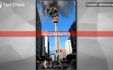 CN Tower Fire 2025: Viral Video Sparks Panic as Toronto CN Tower Officials Deny Blaze