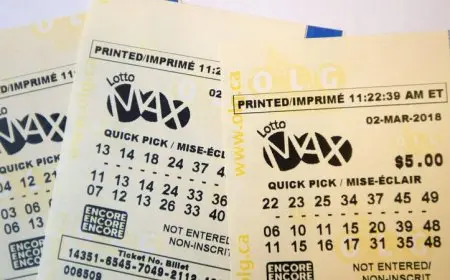 Lotto Max Jackpot Winning Ticket Sold in Ontario as Lottery History Repeats with Record Prizes