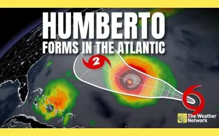 Hurricane Humberto Live Path: National Hurricane Center Forecast, Spaghetti Models, and Fujiwhara Effect Risks Explained