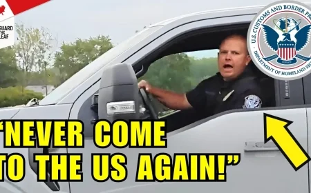 Shocking Road Rage Video: US Border Officer Canadian Tourist Clash Sparks Outrage and Official Review