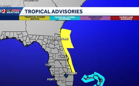 Tropical Depression 9 Strengthens Toward Florida: Storm Watches Issued as Imelda Looms