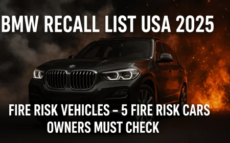 BMW Recall Fire Risk Vehicles: Nearly 200,000 Models Affected as Authorities Warn Drivers to Park Outside