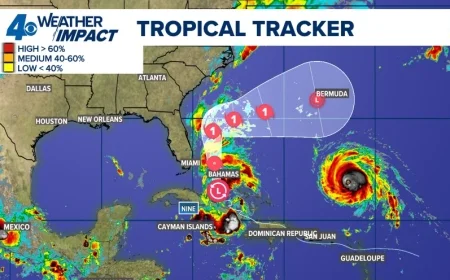 Hurricane Tracker Update: Category 5 Humberto, With Imelda Threatening the U.S. Coast and More Storms Moving Across the Atlantic