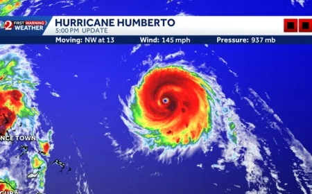 Hurricane Humberto Tracker: Category 5 Storm Intensifies as East Coast and Bermuda Monitor Impacts