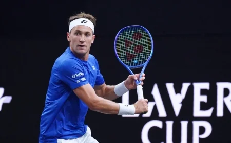 Watch Casper Ruud’s Astonishing Behind-the-Back Shot Against Aleksandar Vukic in Tokyo Clash