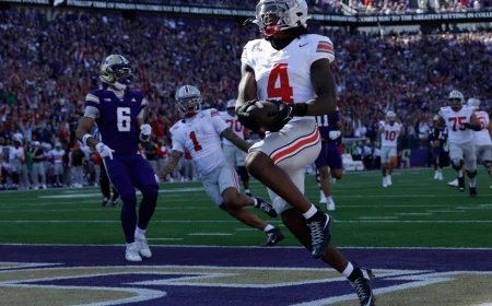 Top-Ranked Ohio State Dominates Washington with a 24-6 Victory