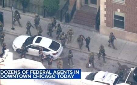 Chicago ICE Operations Lead to Multiple Detentions Downtown Amid Protests in Chicago and Broadview