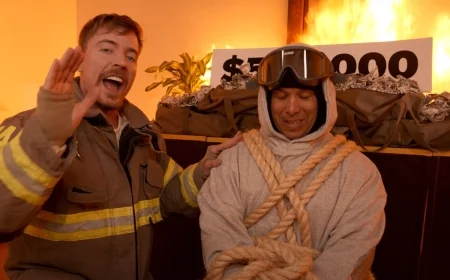 MrBeast Justifies Controversial $500,000 Challenge of Trapping Man in Burning House
